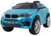BMW X6M Elektryczne Autko, SUV dla dzieci Lakier Niebieski + Pilot